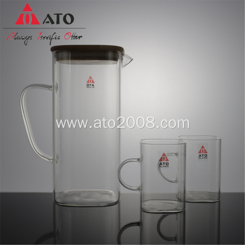 ATO Borosilicate Glass Water Pitcher glass Carafe